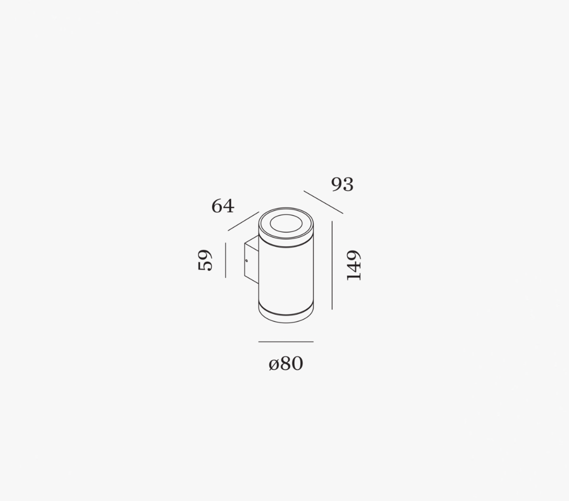 TUBE 2.0 wall OUTDOOR  LED