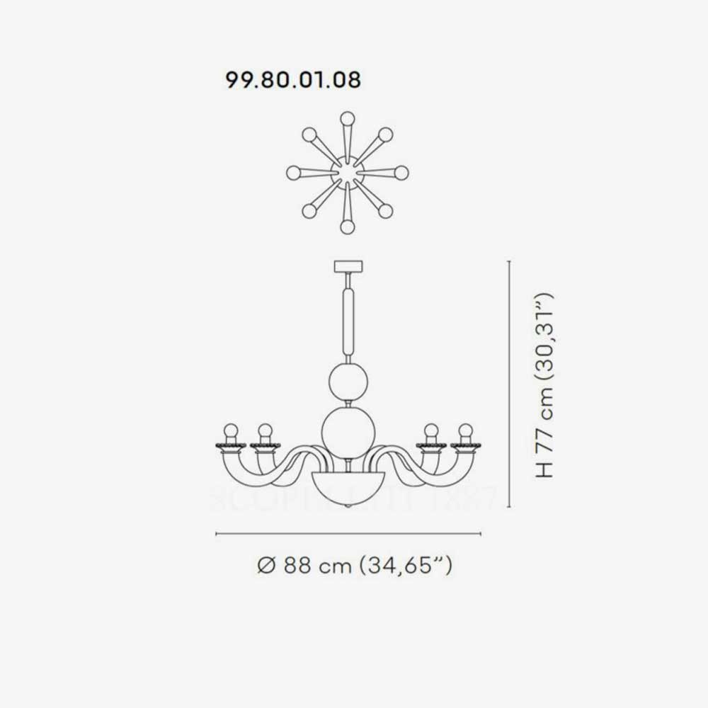 GIO PONTI 99.80 chandelier