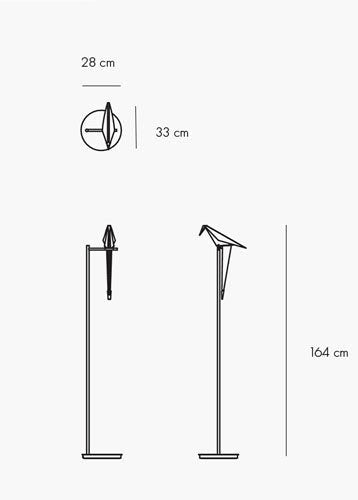 Perch Light Floor - lampada da terra - Ceriani Luce