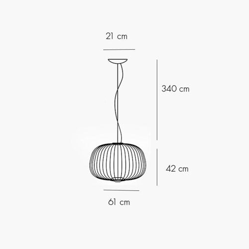 Spokes 3 LED - lampada a sospensione - Ceriani Luce