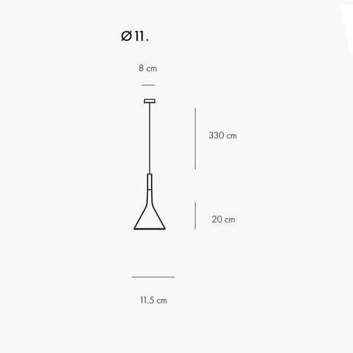 Aplomb MINI - lampada a sospensione - Ceriani Luce