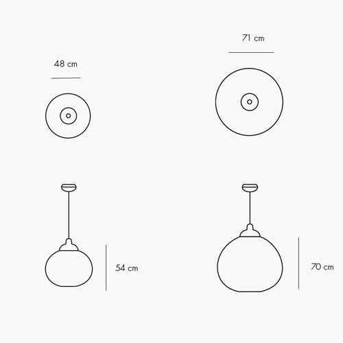 Non Random - lampada a sospensione - Ceriani Luce