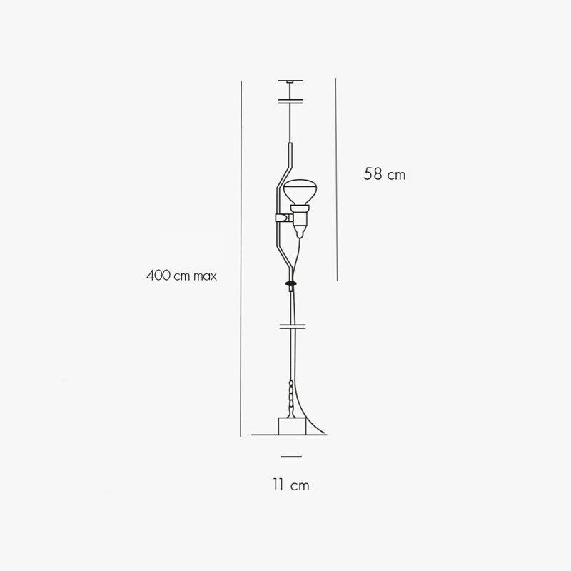 Parentesi - lampada a sospensione - Ceriani Luce