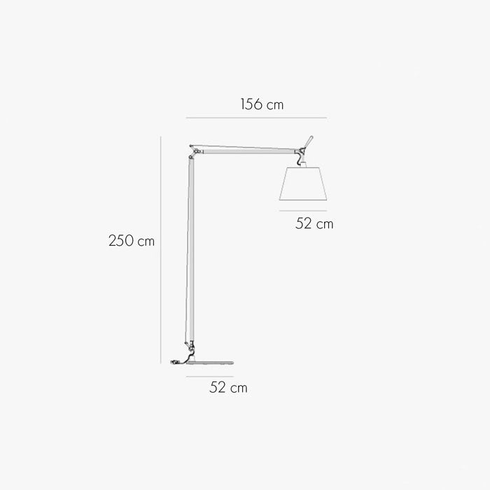 Tolomeo MAXI - lampada da terra - Ceriani Luce